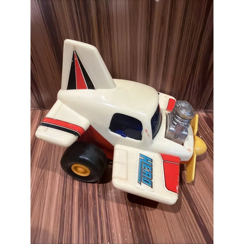 Vintage Yonezawa Big Machine Jr ST795 Airplane Toy Made in Japan Showa Retro
